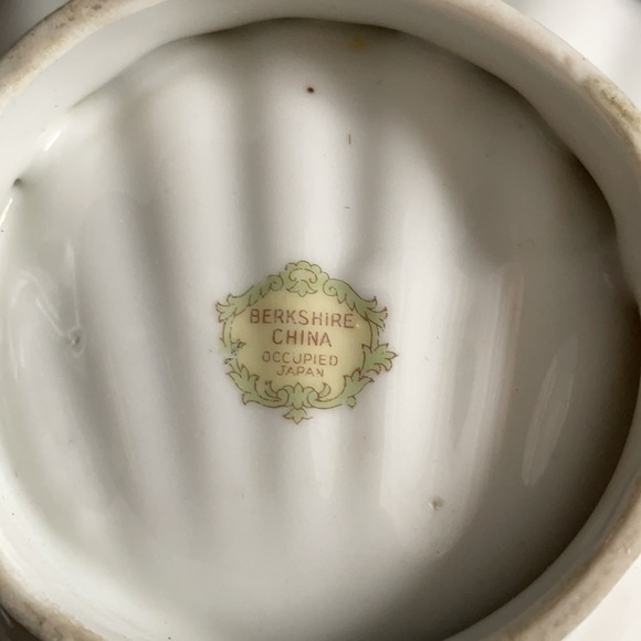 Vintage Berkshire China Occupied Japan Porcelain Shell Shaped Trinket Dish - Picture 6 of 6